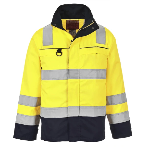 Portwest Bizflame Work Hi-Vis Multi-Norm Contrast FR Jacket