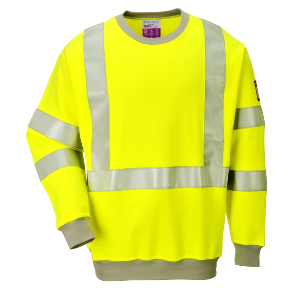 Portwest Modaflame Knit Hi-Vis FR Sweatshirt