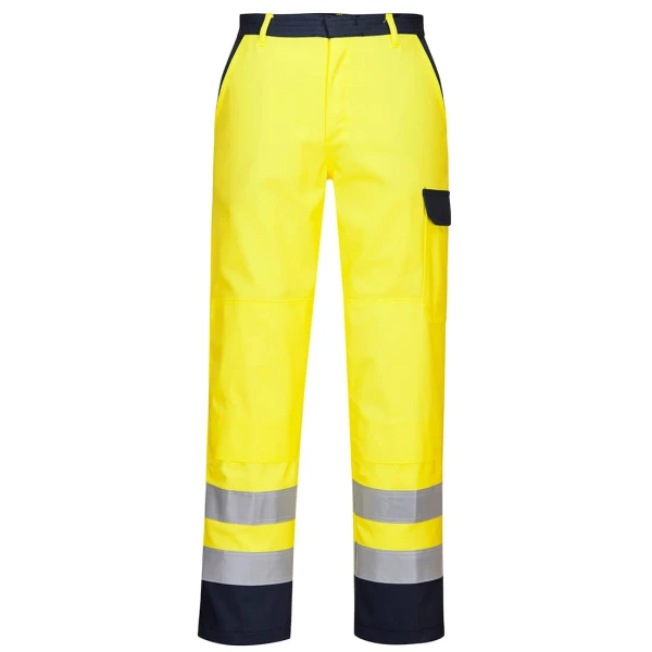 Portwest Bizflame Work Hi-Vis Contrast FR Trousers