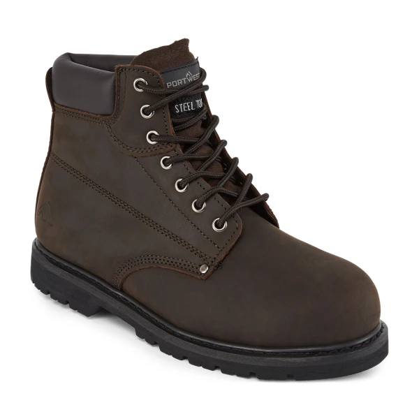 Portwest Steel Leather Welted Ankle Boot SB HRO