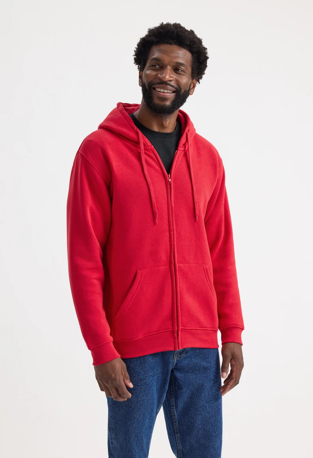 Uneek Adults Classic Full Zip Hooded Sweatshirt | MyWorkwear
