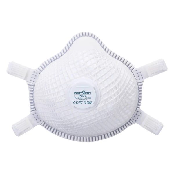 Portwest ERGONET FFP3 Valved Dolomite Respirator (Pk5)