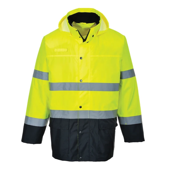Portwest Hi-Vis Contrast Rain Lite Traffic Jacket