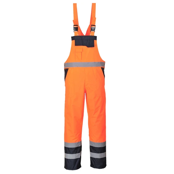 Portwest Hi-Vis Contrast Winter Bib and Brace