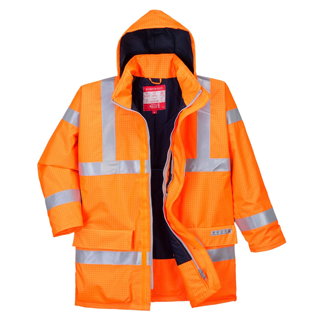 Portwest Bizflame Rain Hi-Vis FR Winter Jacket | MyWorkwear