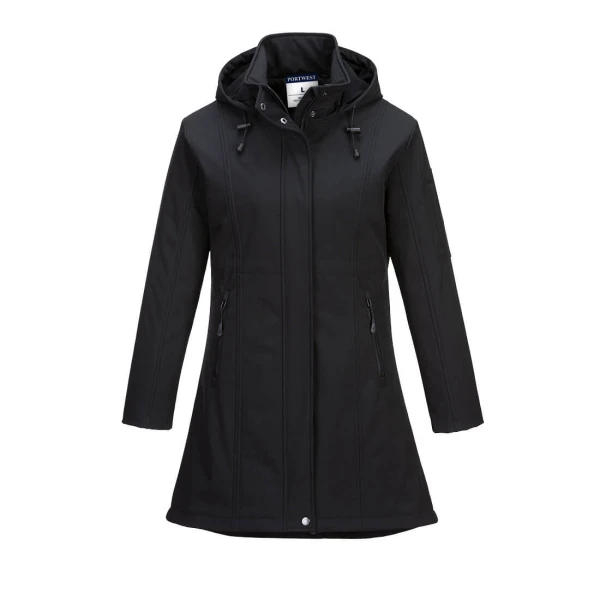 Portwest Carla Women's Hooded Softshell Jacket (3L)