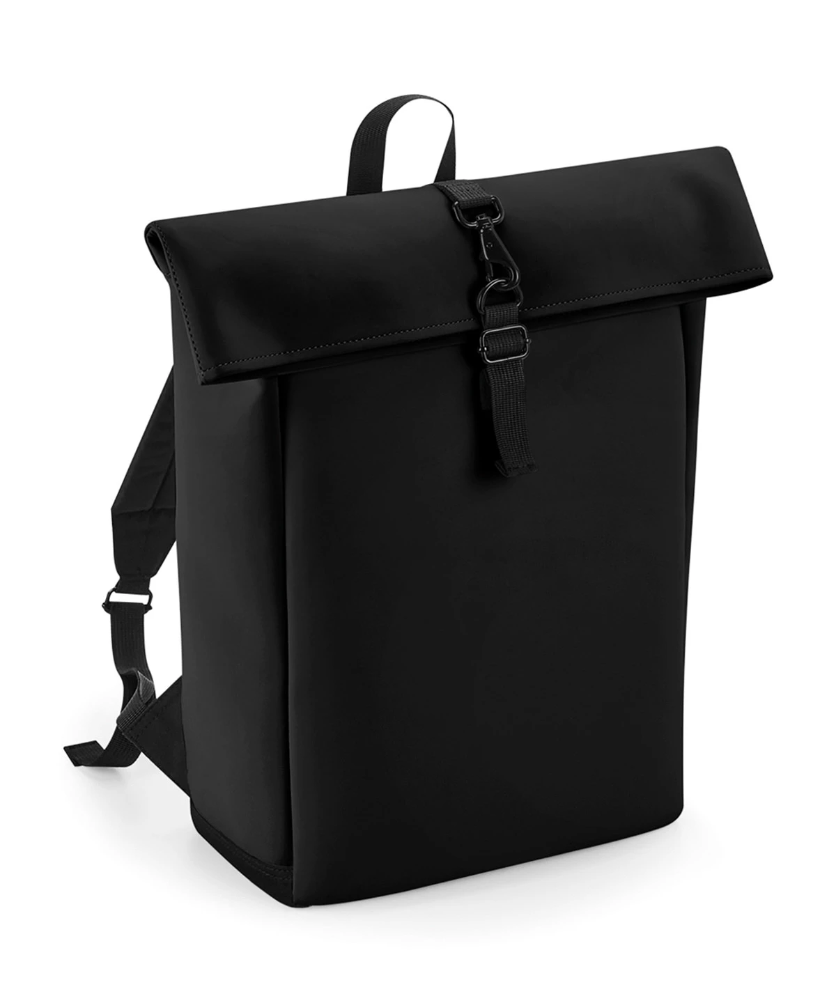 Bagbase Matte PU rolltop backpack