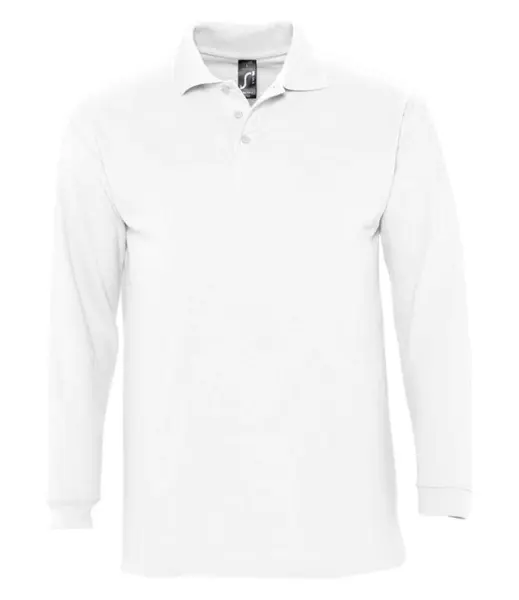 SOL'S Winter II Long Sleeve Cotton Piqué Polo Shirt