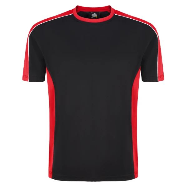 Revolution Race Cars Orn Avocet Wicking T-Shirt 1008: Black/Red