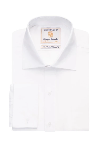 Brook Taverner Chester Classic Fit Shirt Cotton Poplin