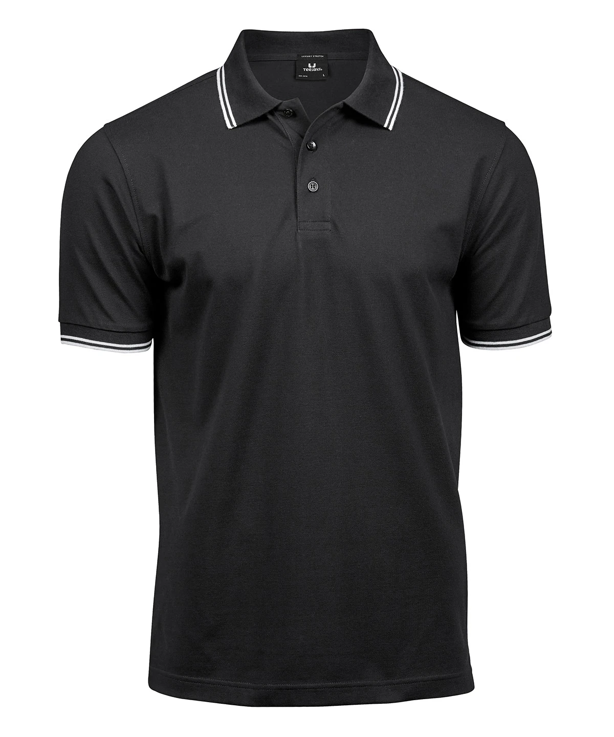 Tee Jays Luxury stripe stretch polo (1407)