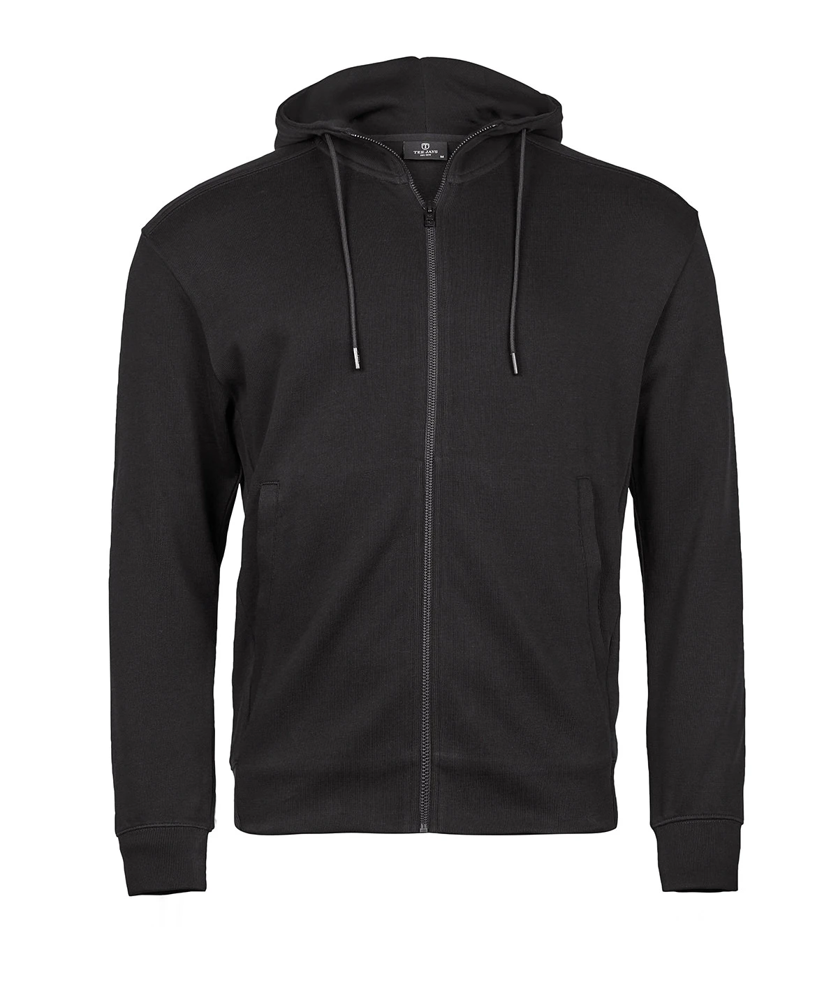 Tee Jays Ribbed interlock hooded full-zip (5508)