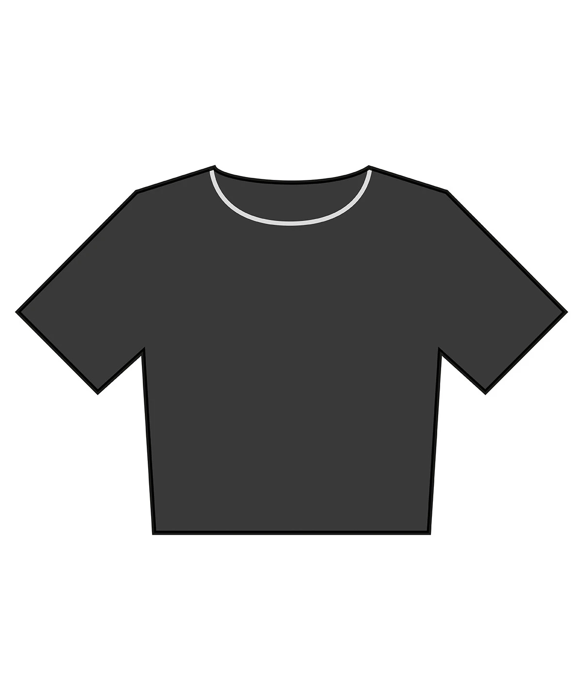 Bella+Canvas Women’s heavyweight washed cropped tee