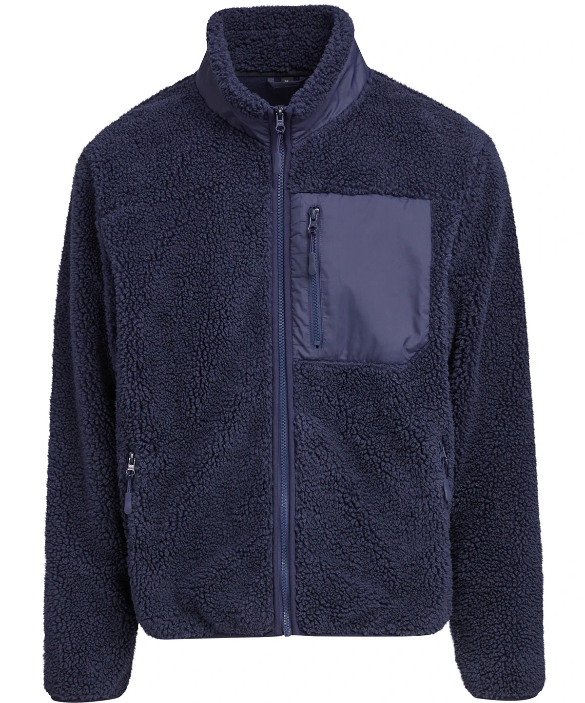 Build Your Brand Bonded sherpa jacket