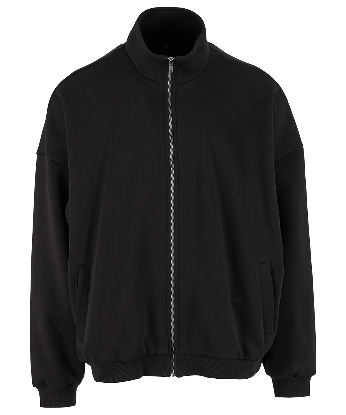 Build Your Brand Oversized zip jacket