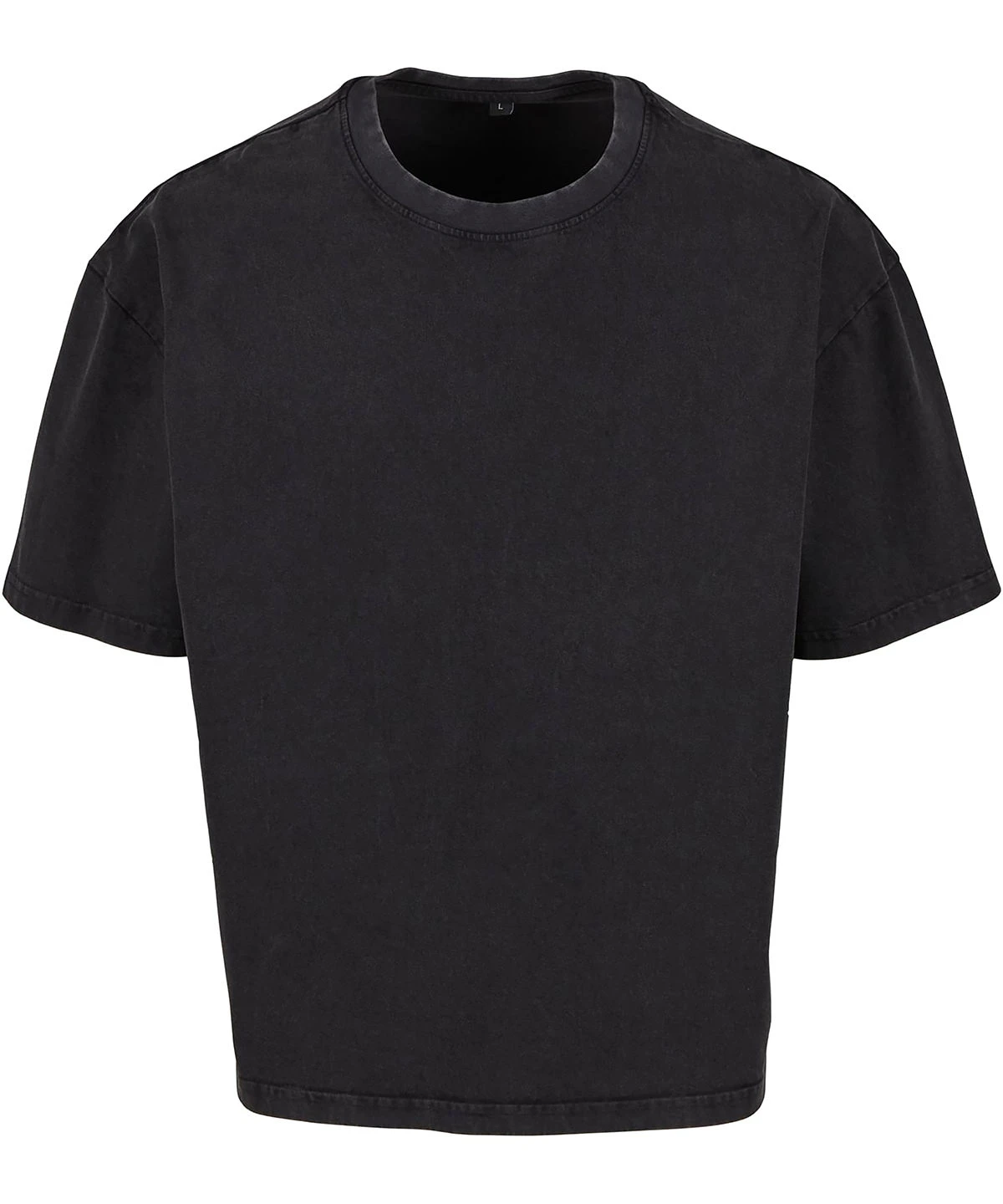 Build Your Brand Vintage cropped heavy oversized tee