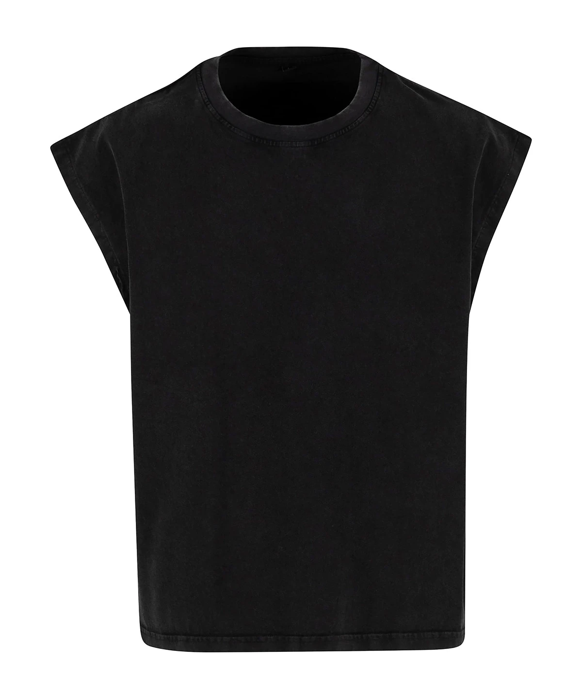 Build Your Brand Vintage cropped heavy sleeveless tee