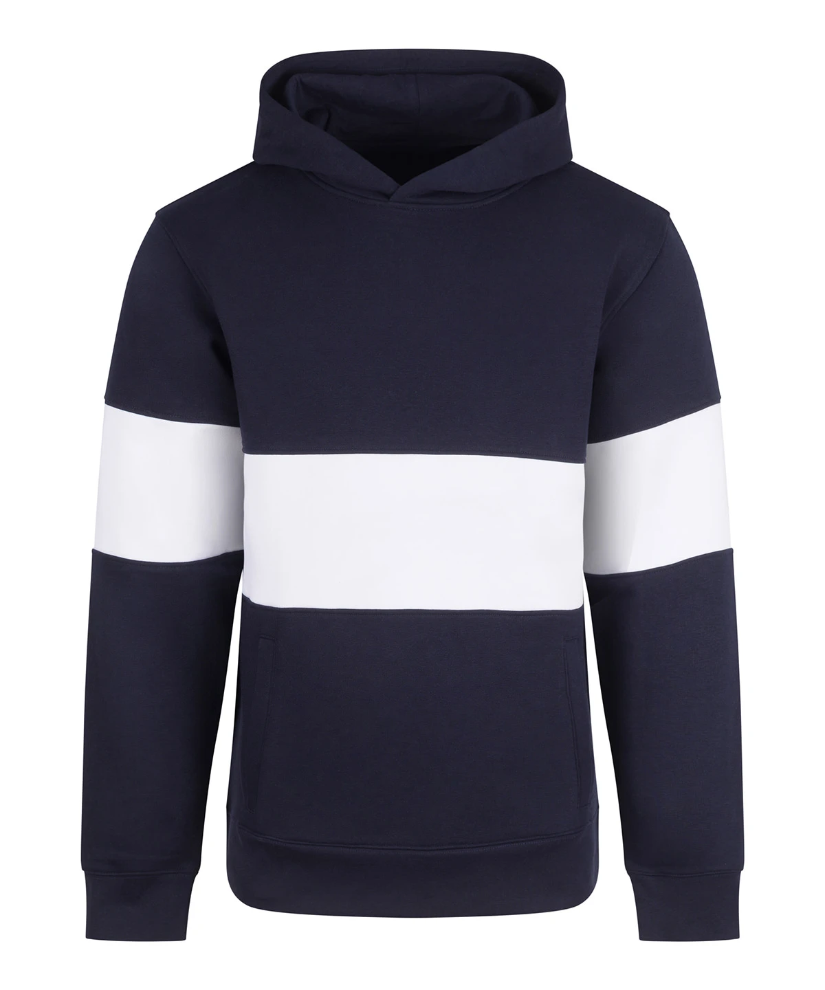 Front Row Heavyweight panelled hoodie