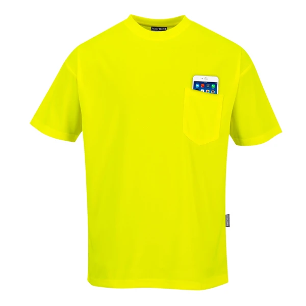 Portwest Day-Vis Pocket Short Sleeve T-Shirt