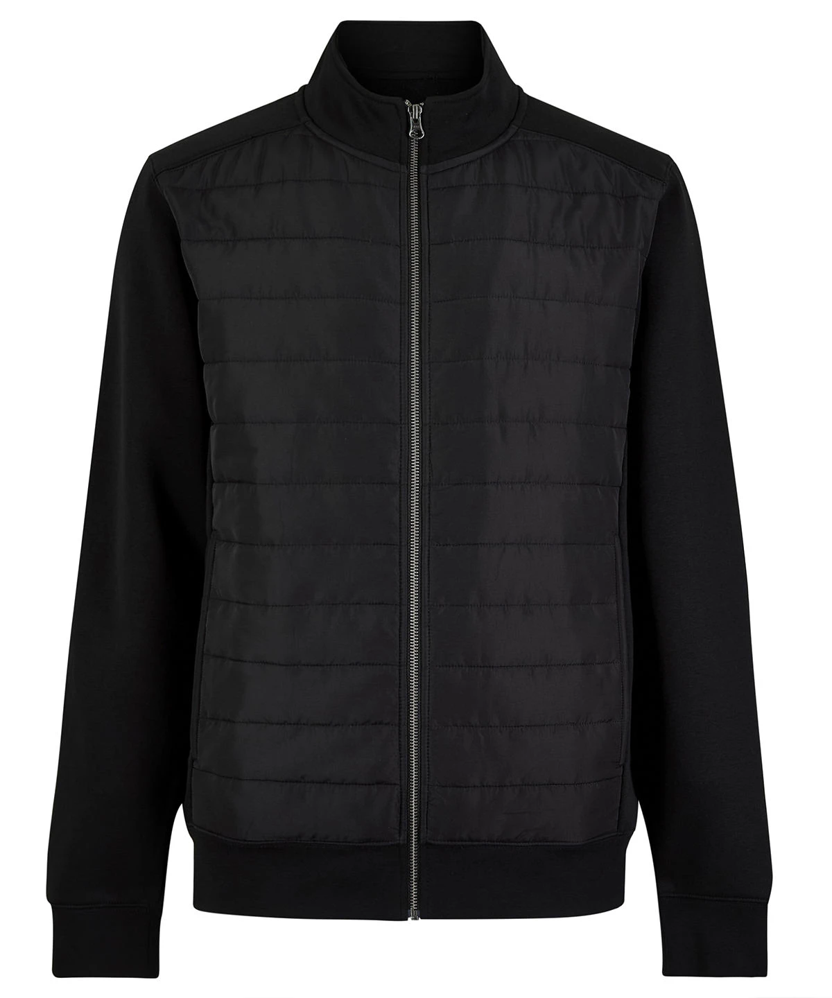 Kustom Kit Regular fit quilted full-zip sweatshirt