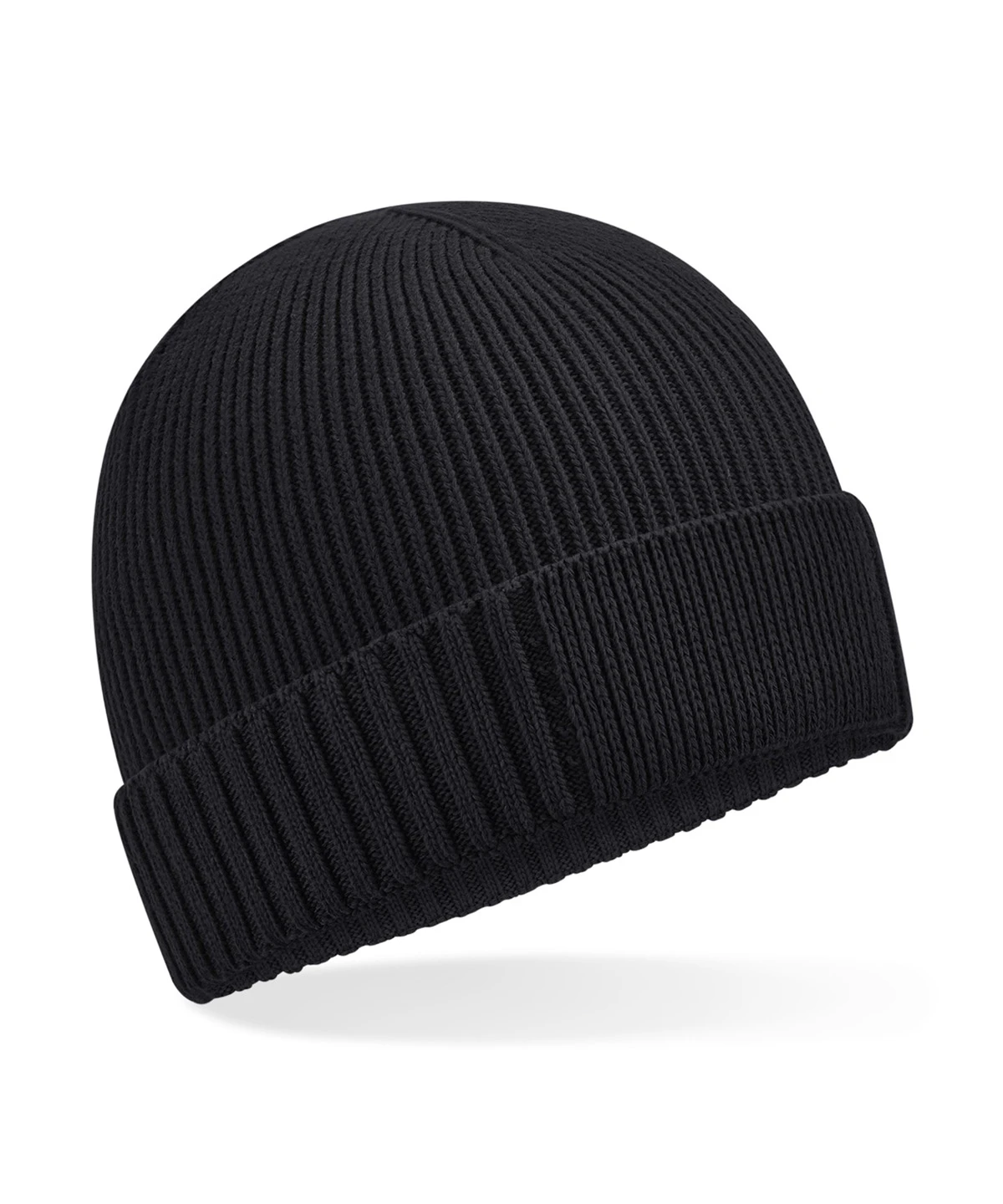 Beechfield Organic cotton engineered patch beanie