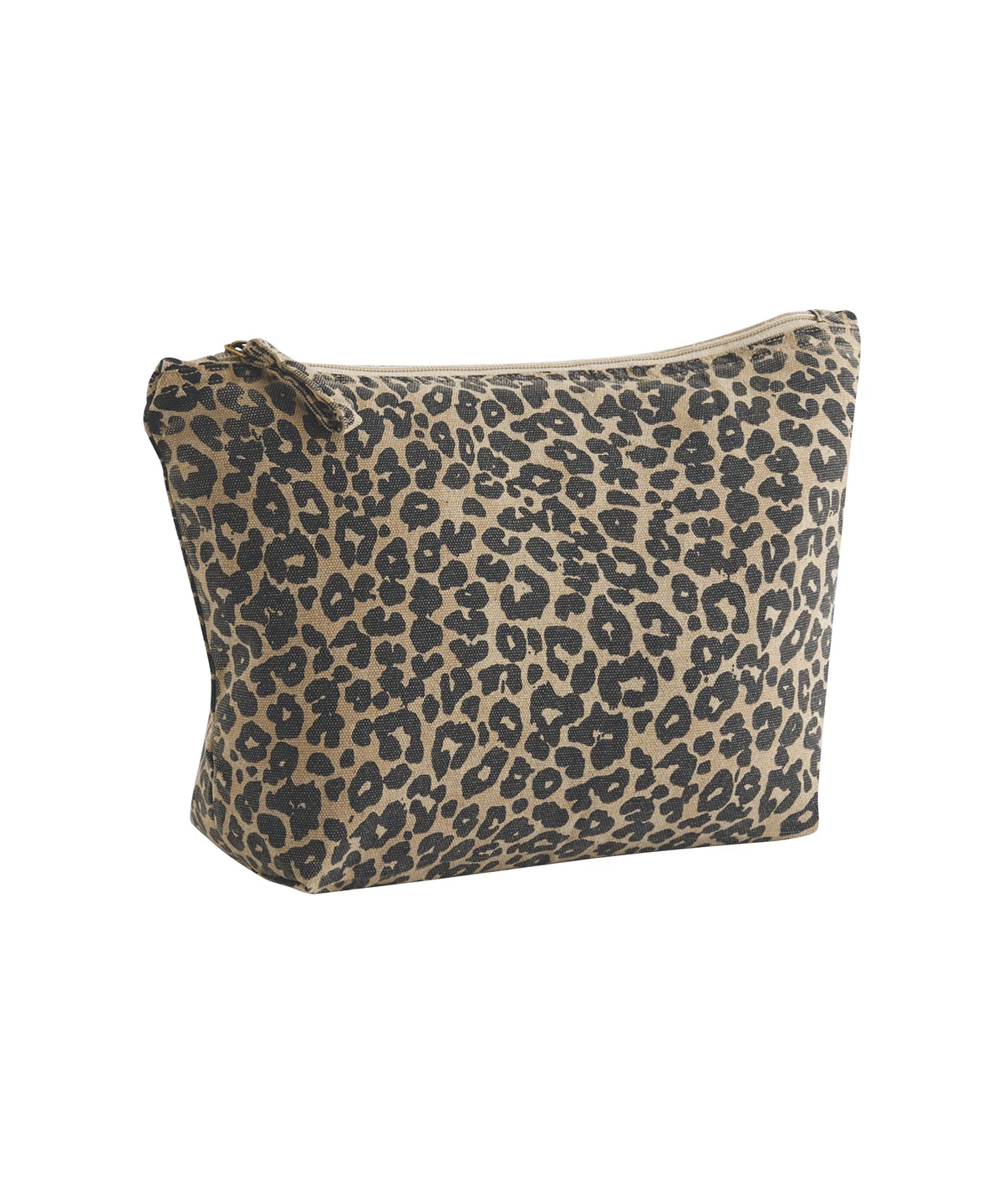 Westford Mill Leopard print canvas accessory bag