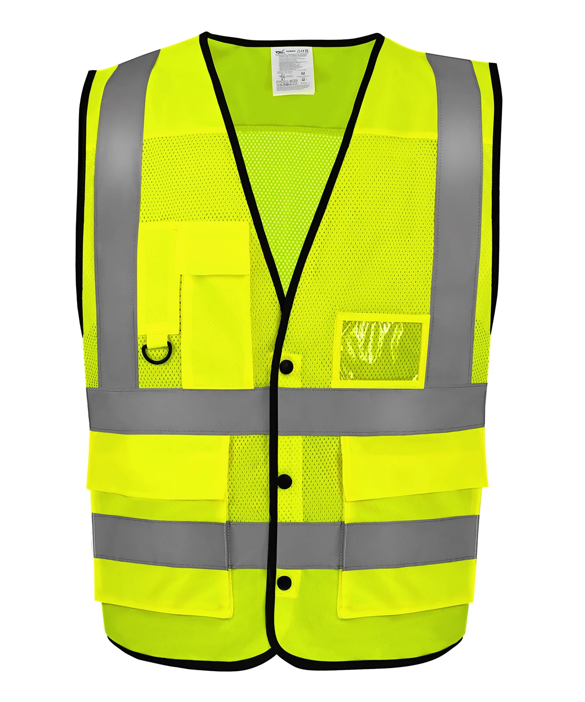 Yoko Hi-vis superior open mesh button waistcoat (HVW860)
