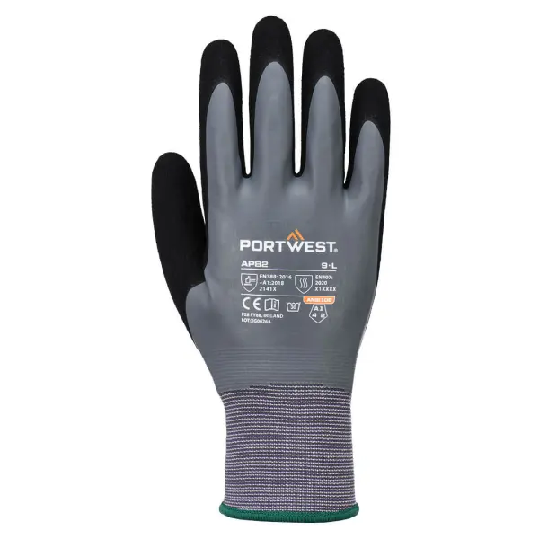 Portwest Grip 15 Latex Foam Touch Screen Glove
