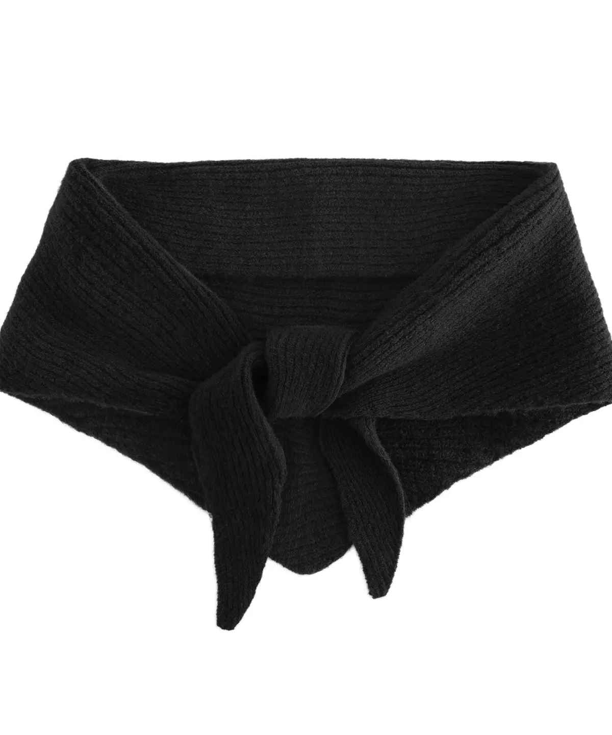 Beechfield Knitted triangle scarf