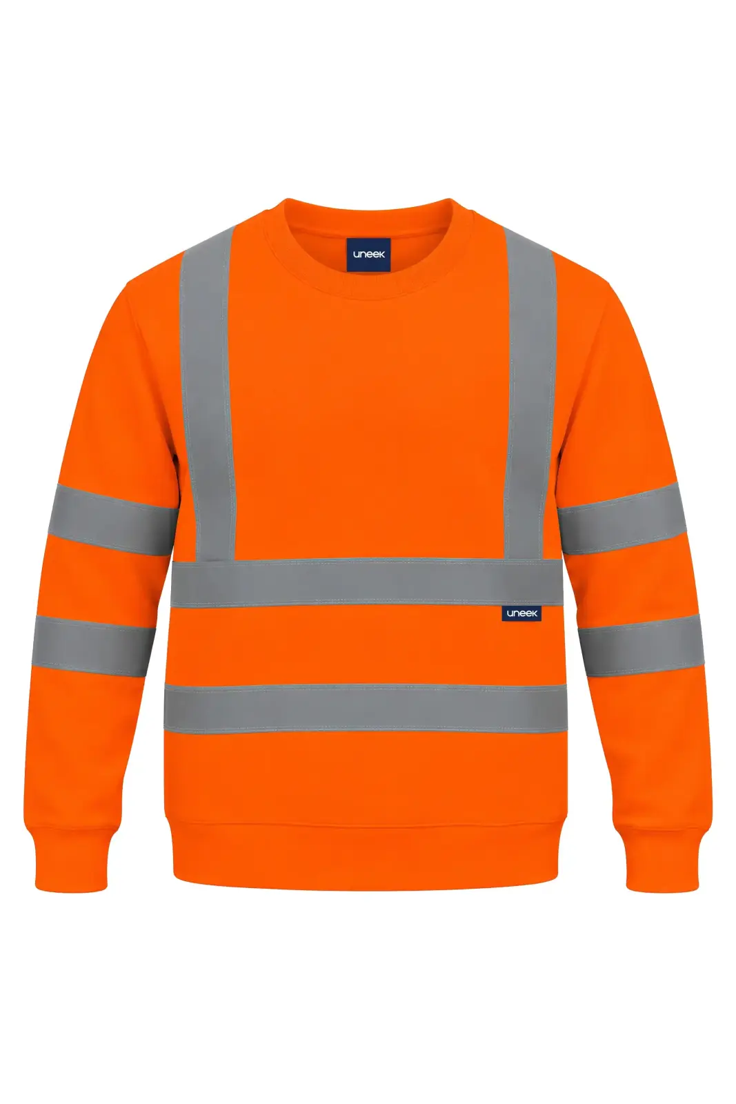 Uneek Hi Vis Crew Neck Sweatshirt