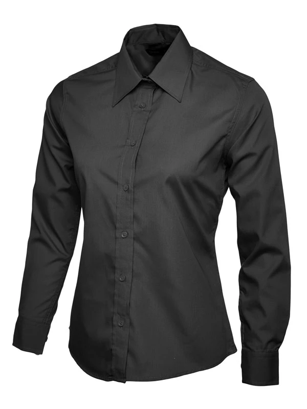 Uneek Ladies Poplin Full Sleeve Shirt