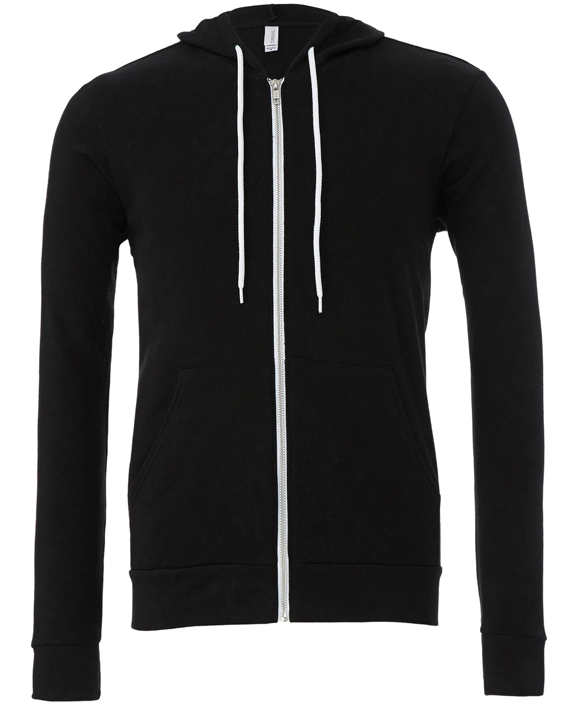 Bella+Canvas Unisex polycotton fleece full-zip hoodie
