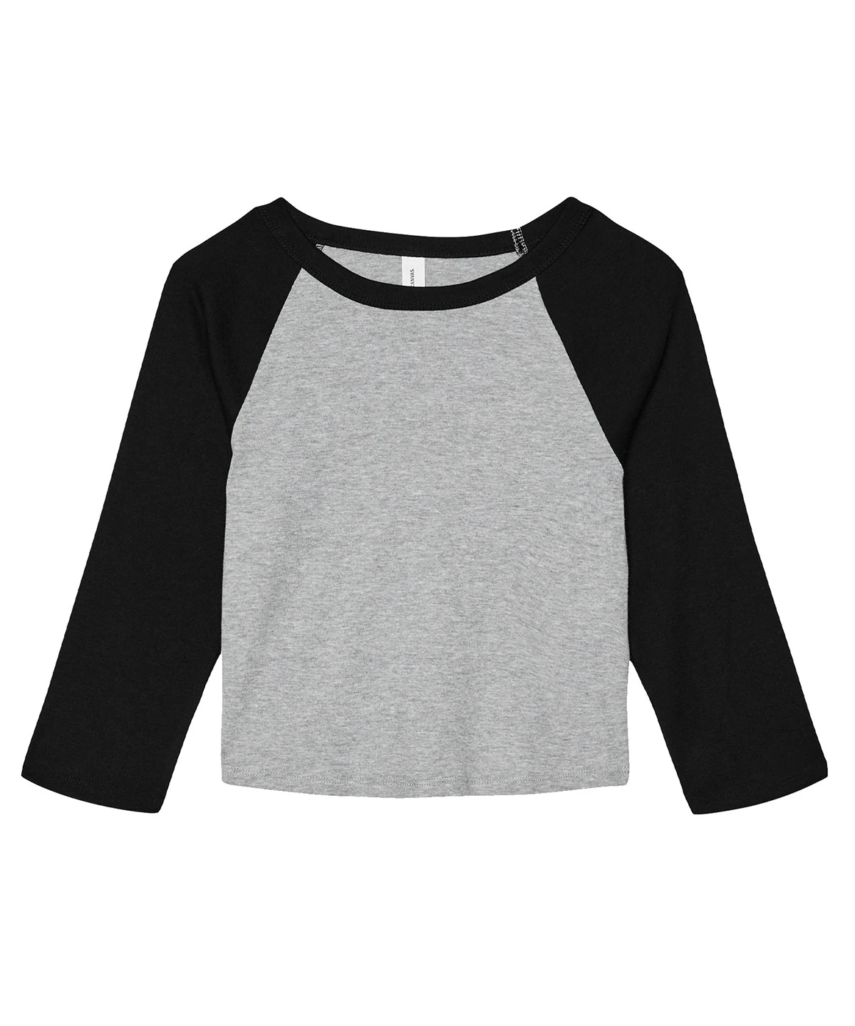 Bella+Canvas Women’s micro rib 3/4 raglan baby t-shirt
