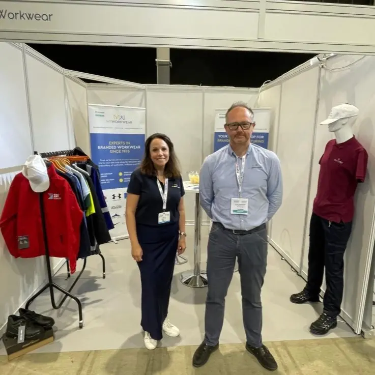 MyWorkwear team on their expo stand 