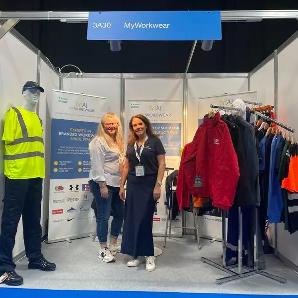 MyWorkwear team on their expo stand 